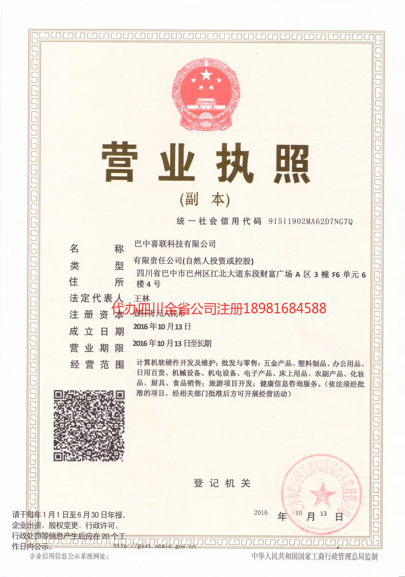 内江市内江市喜联科技有限公司