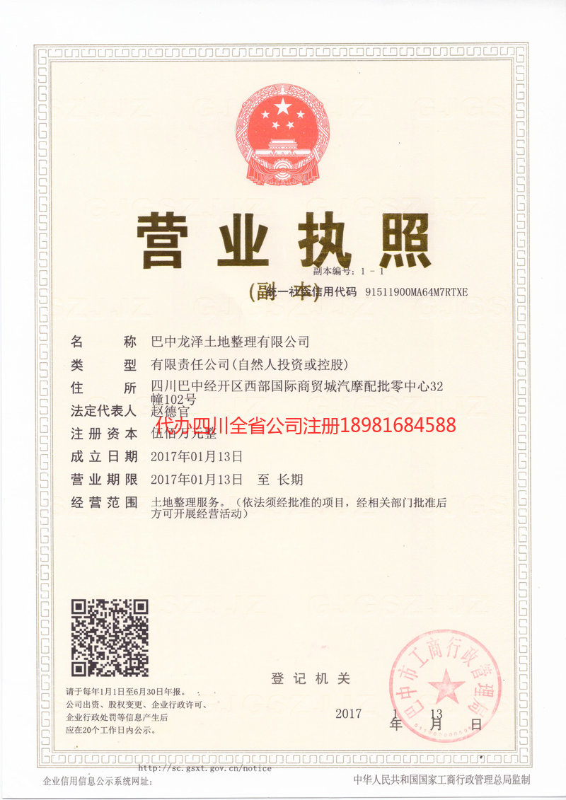 内江市内江市龙泽土地整理有限公司
